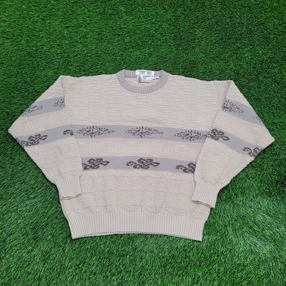 Vintage 80s London-Fog Sweater Large 22x24 USA